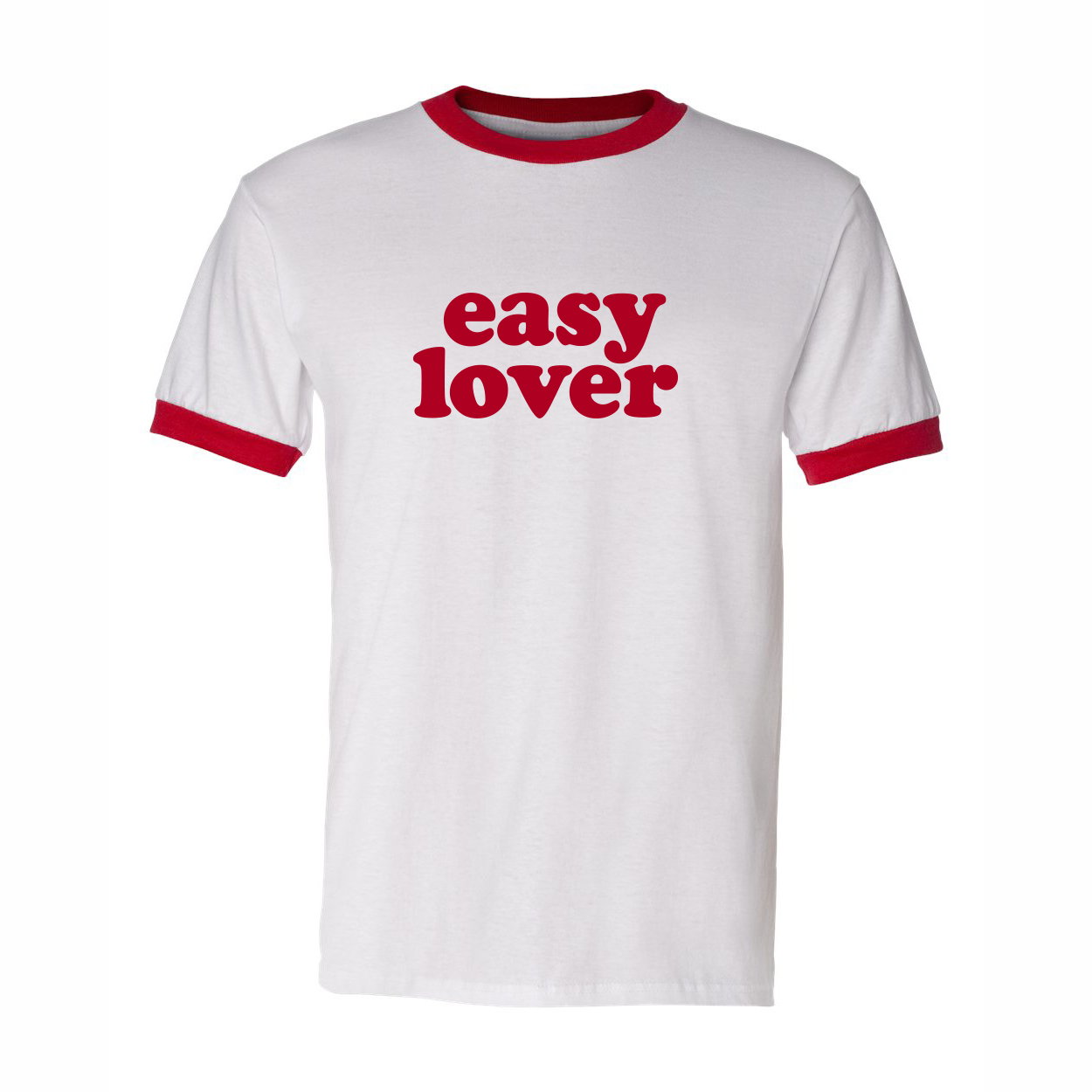 Easy Lover Rot Shirt White