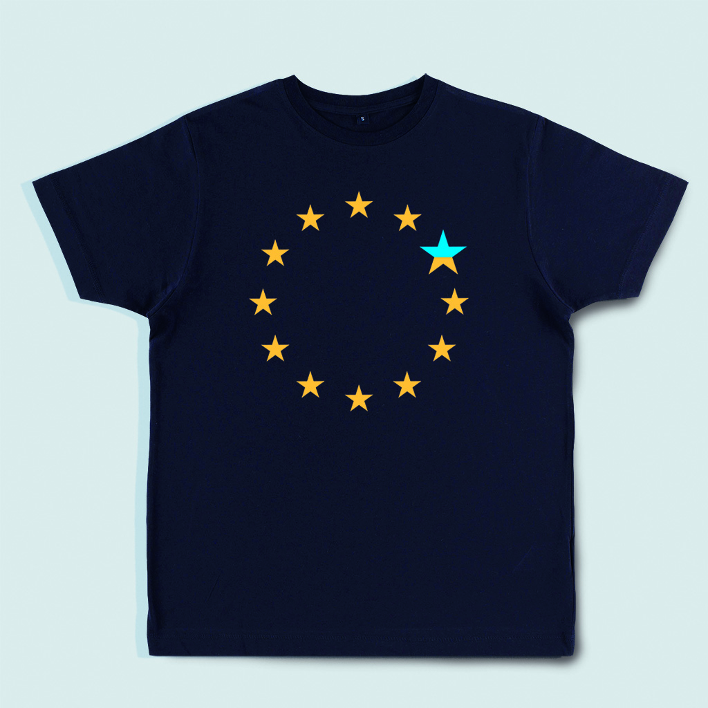 TMR EUKRAINE CHARITY T-Shirt navyblau